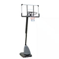 44 In. Backboard Portable Basketball Goal System with Stable Base and Wheels, Height Adjustable 6 to 10 Ft.