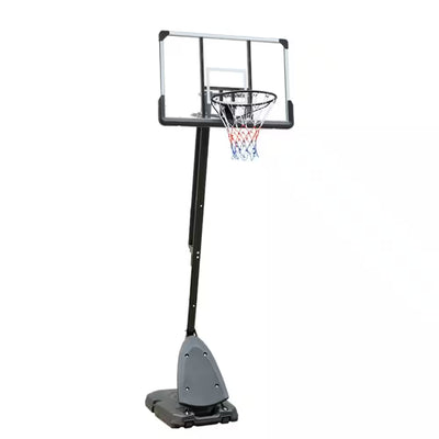 44 In. Backboard Portable Basketball Goal System with Stable Base and Wheels, Height Adjustable 6 to 10 Ft.