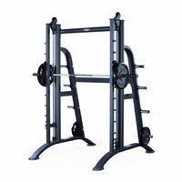 Smith Machine Built for Heavy Shoulder Training, Multi-Position Bar, Safety Catches, Accessory Compatible